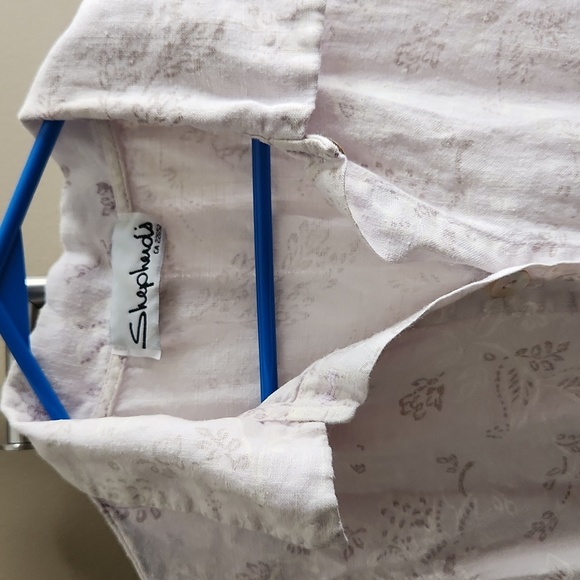 Linen Shepherd's dress - Picture 3 of 12